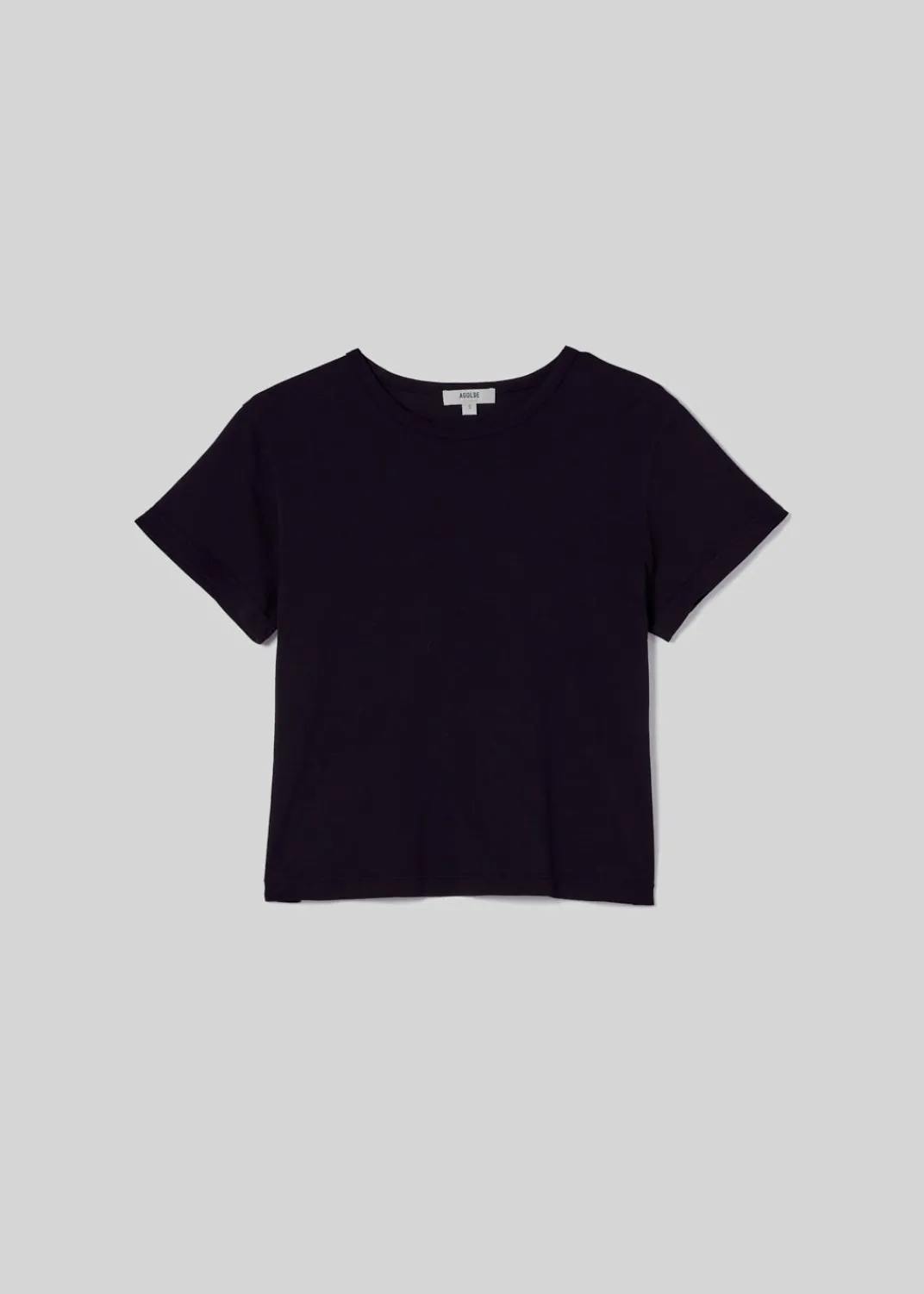 Flash Sale AGOLDE Adine Shrunken Tee In Black