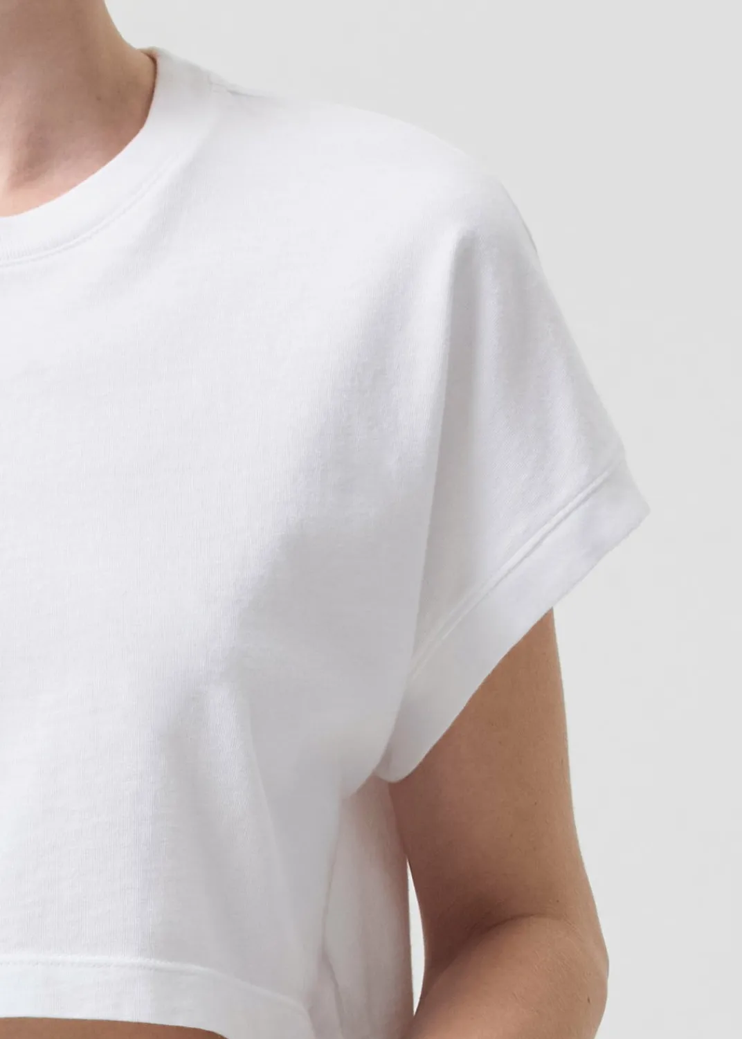 Cheap AGOLDE Aiden Tee In White