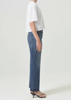 Cheap AGOLDE Anya Tee In White