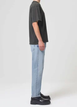 Store AGOLDE Asha Mock Neck Tee In Fracture