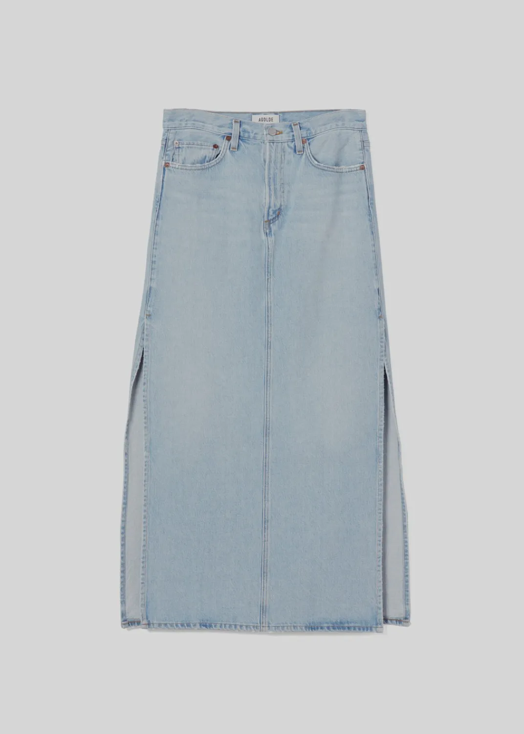 Hot AGOLDE Astrid Slice Skirt In Fragment