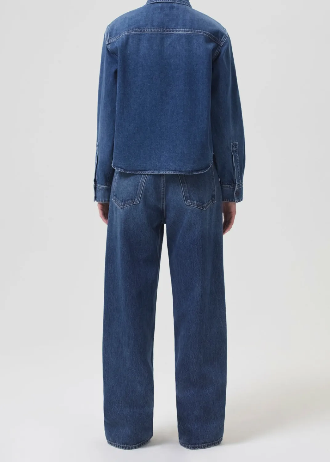Best Sale AGOLDE Beck Shirt Jacket In Believe