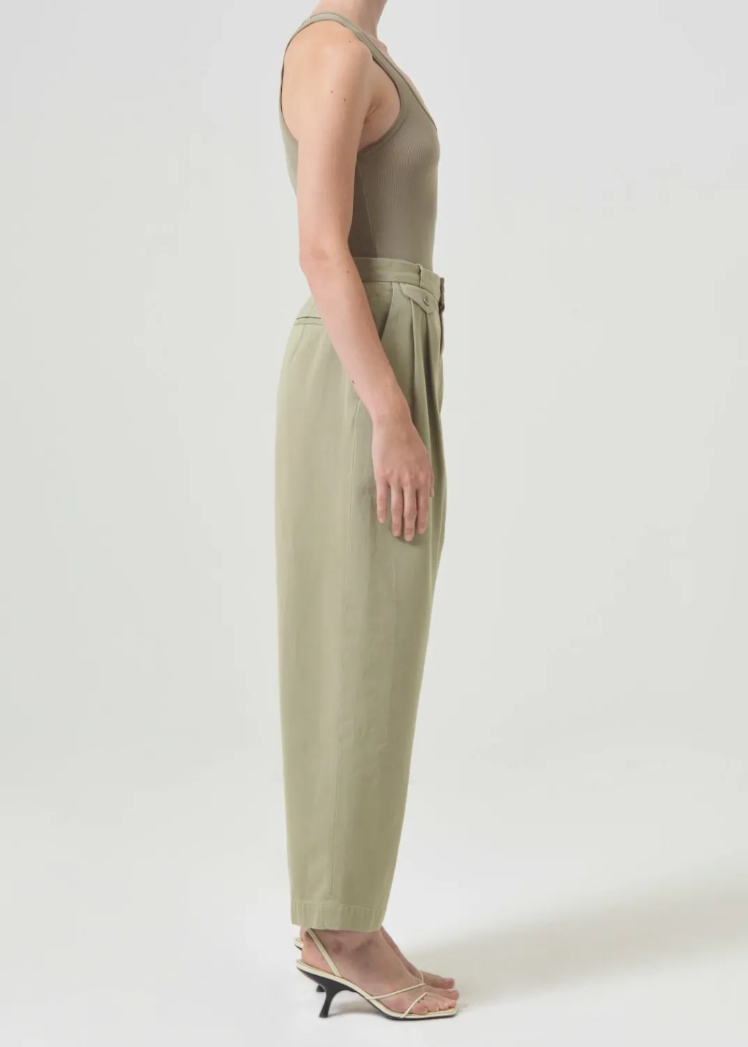 Fashion AGOLDE Bianca Tank In Snail