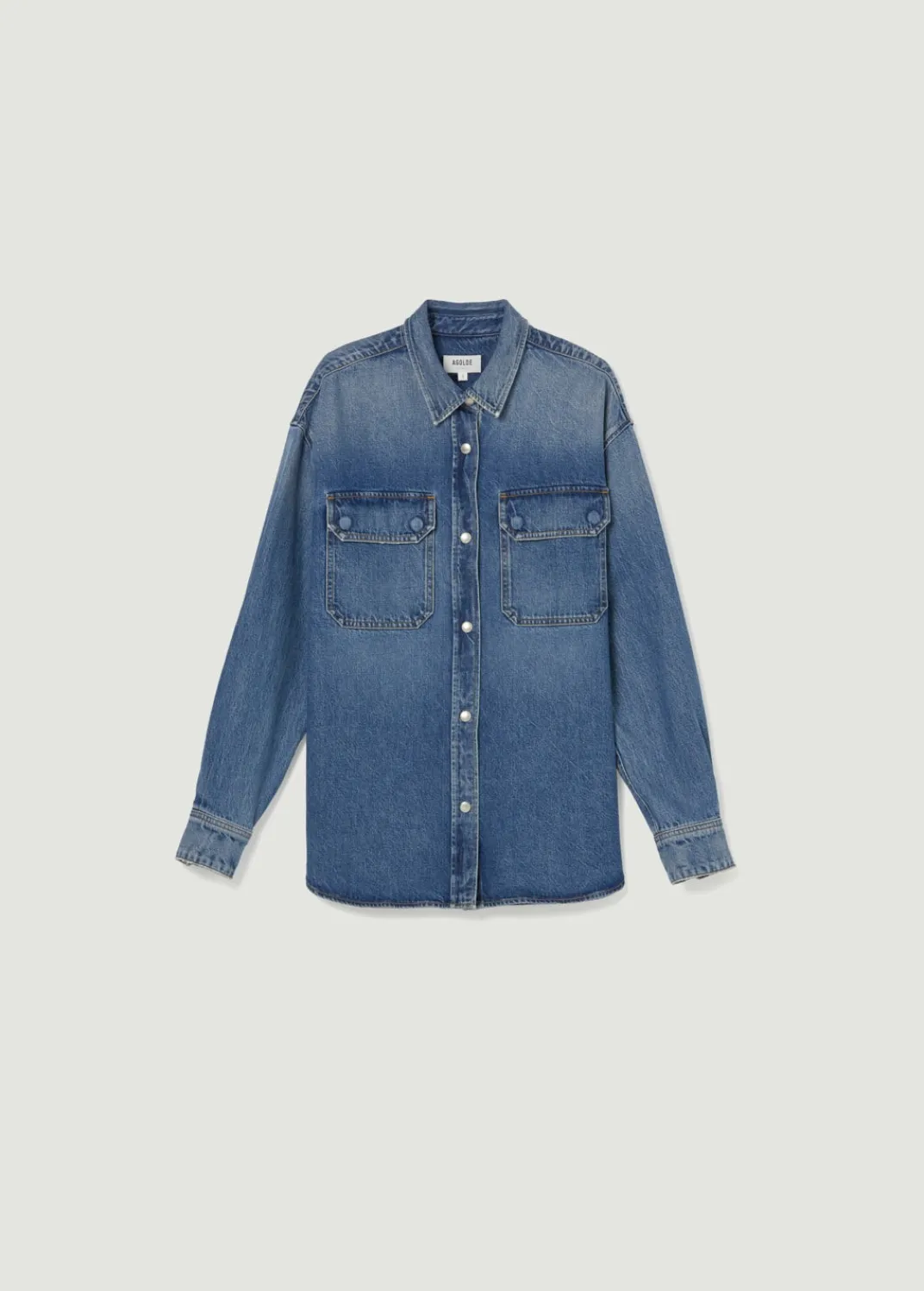 Shop AGOLDE Camryn Shirt In Swing