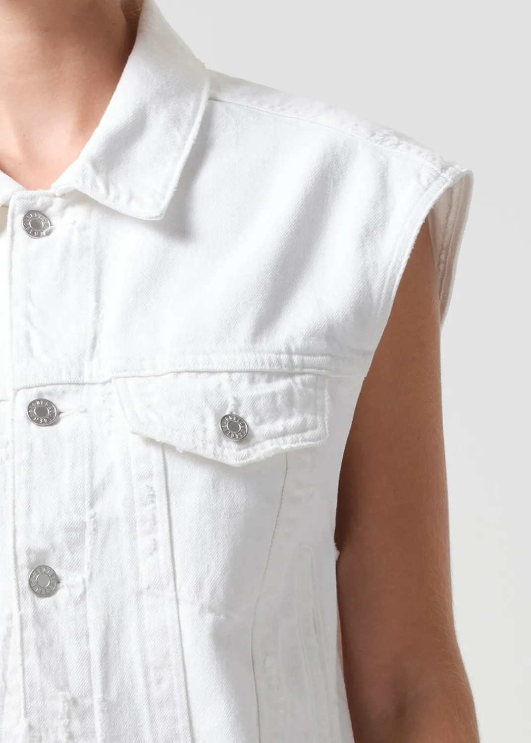 Best AGOLDE Charli Vest In Polar