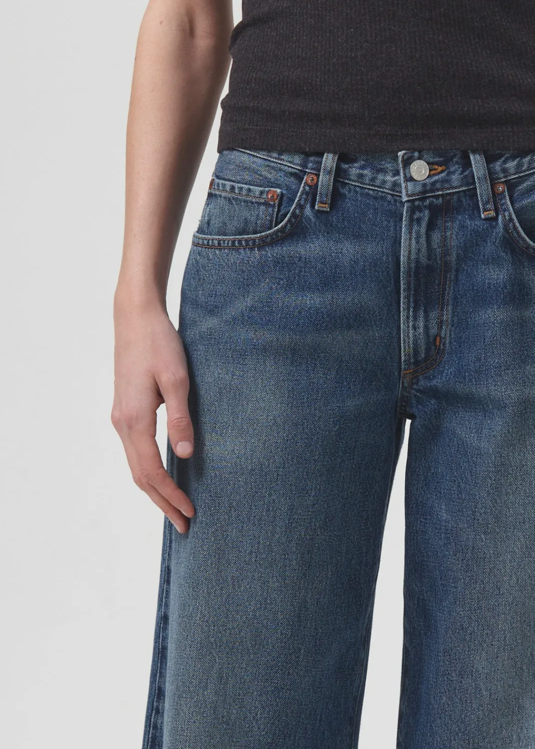 Flash Sale AGOLDE Clara Low Rise Baggy Flare In Noise