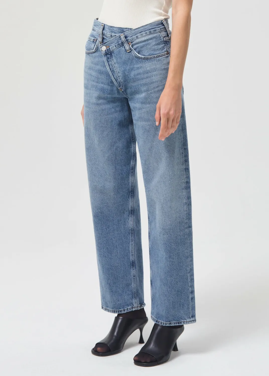 Fashion AGOLDE Criss Cross Upsized Jean In Eternal