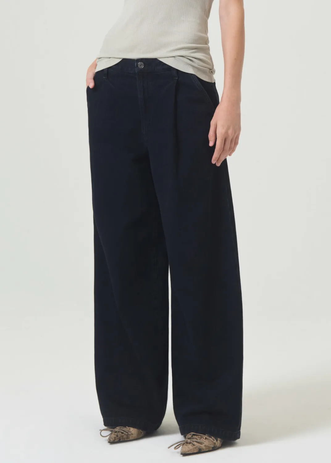 Flash Sale AGOLDE Ellis Trouser In Crushed