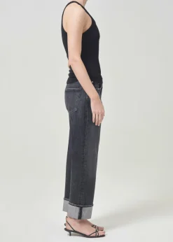 Best Sale AGOLDE Fran Low Slung Straight In Ditch