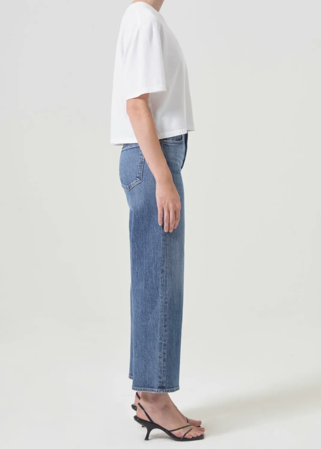 Clearance AGOLDE Harper Crop Jean In Moor