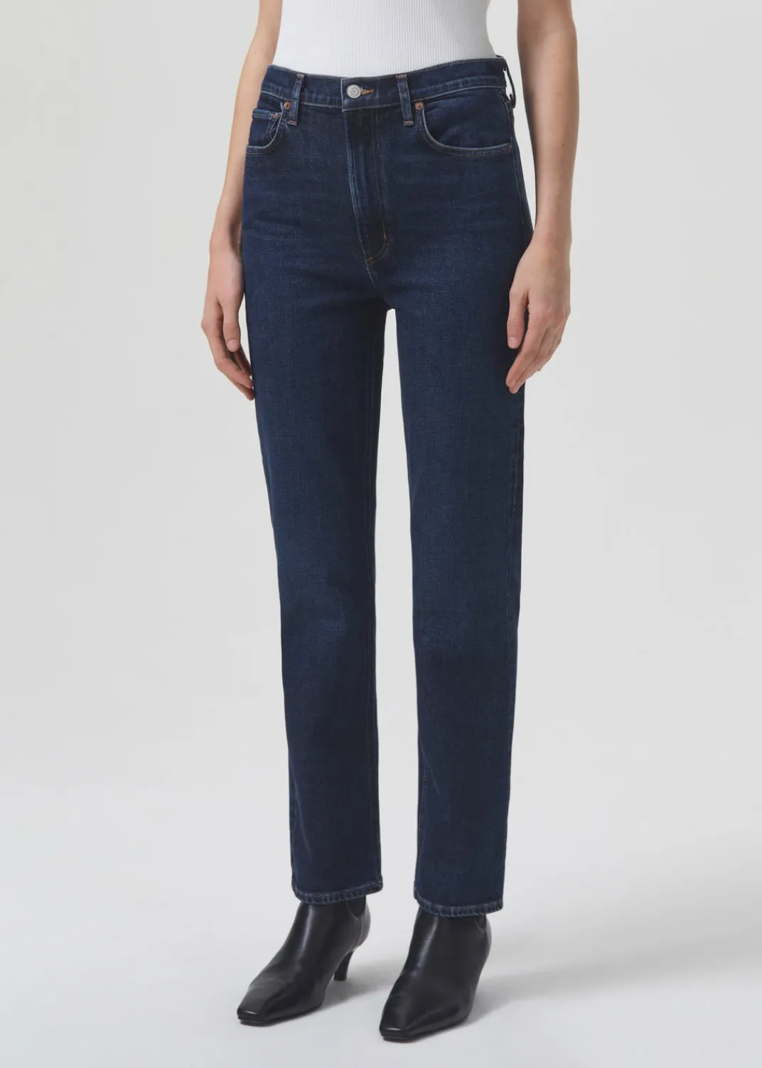 Sale AGOLDE High Rise Stovepipe (Stretch) In Song