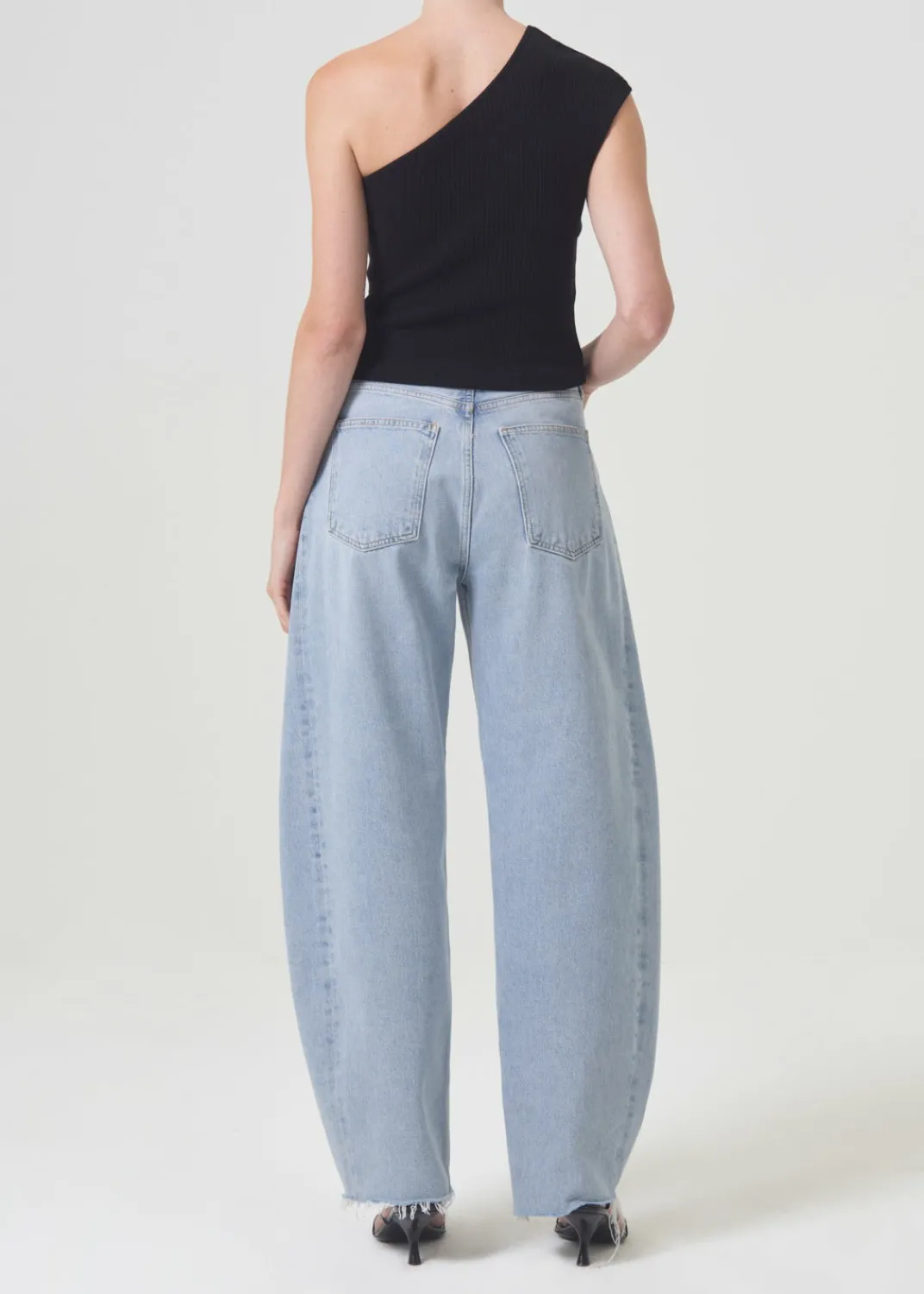 Fashion AGOLDE Luna High Rise Pieced Taper In Void