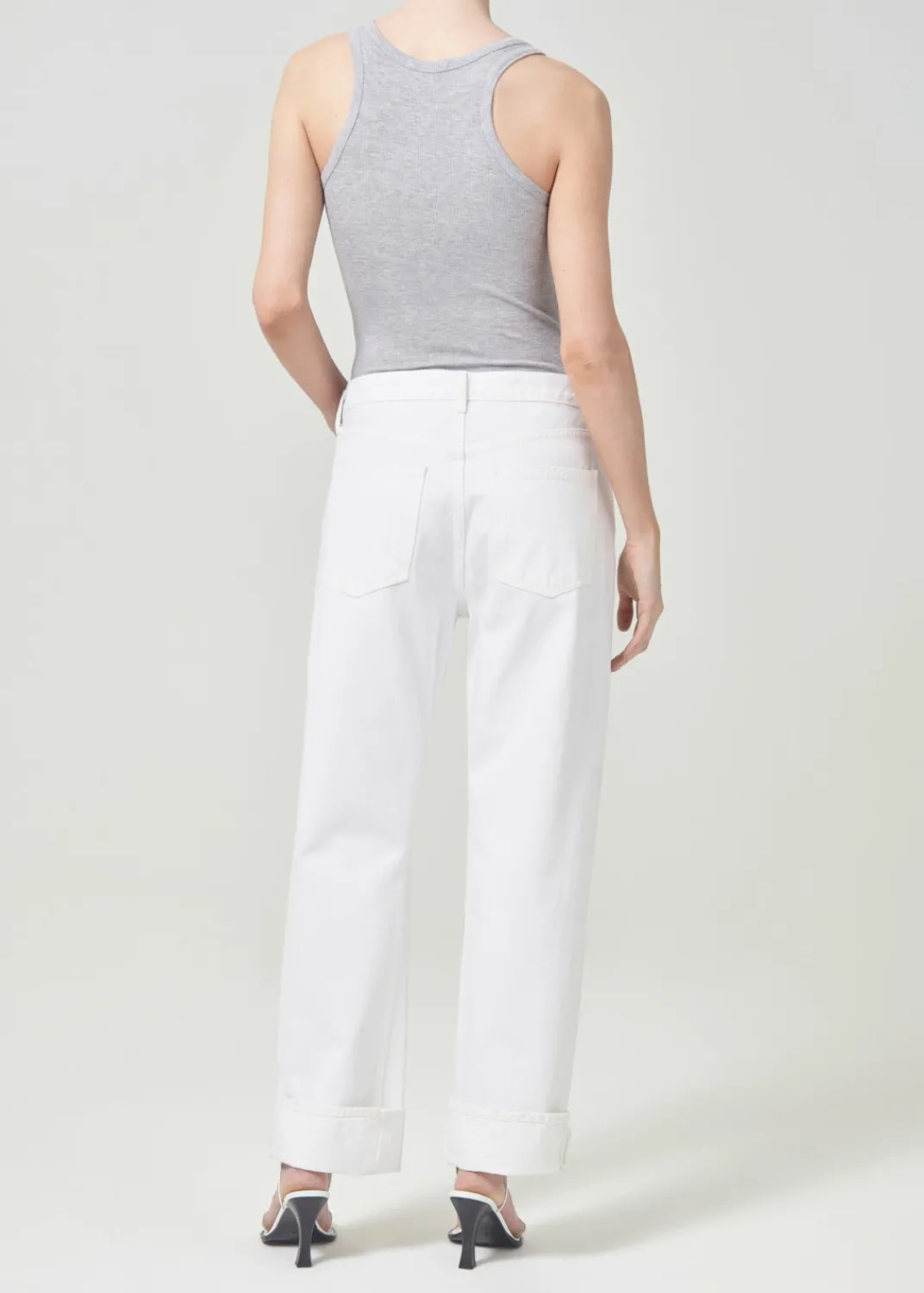 Outlet AGOLDE Maria Bodysuit In Grey Heather