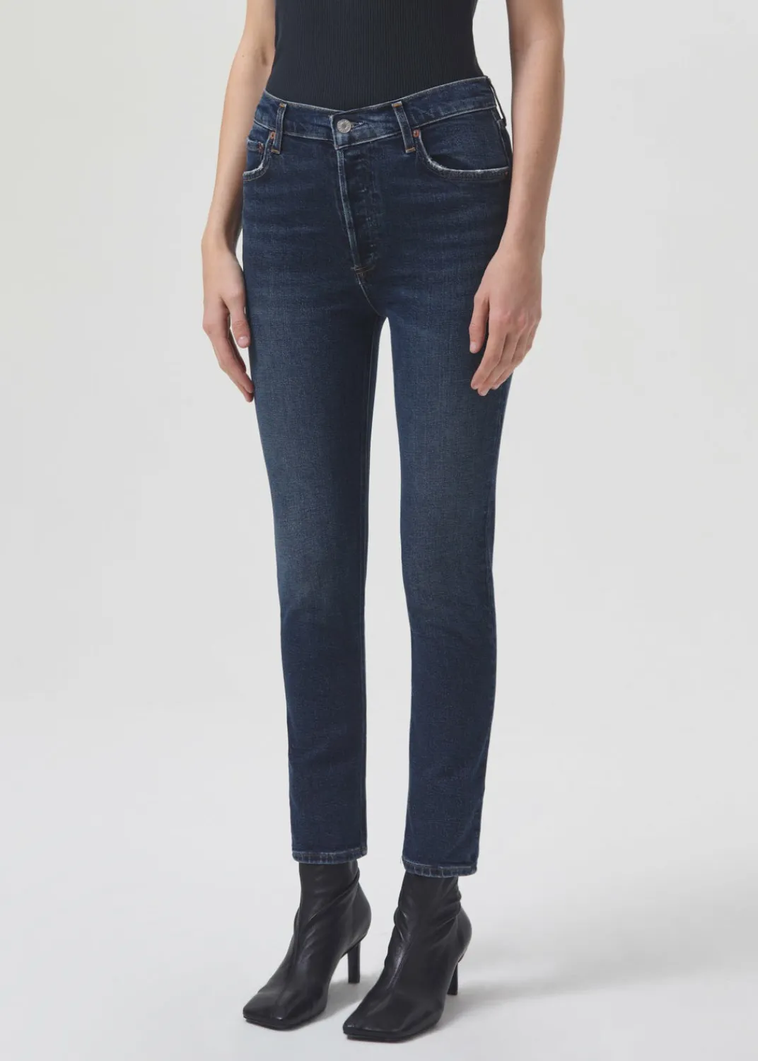 Store AGOLDE Nico High Rise Slim Fit (Stretch) In Ovation