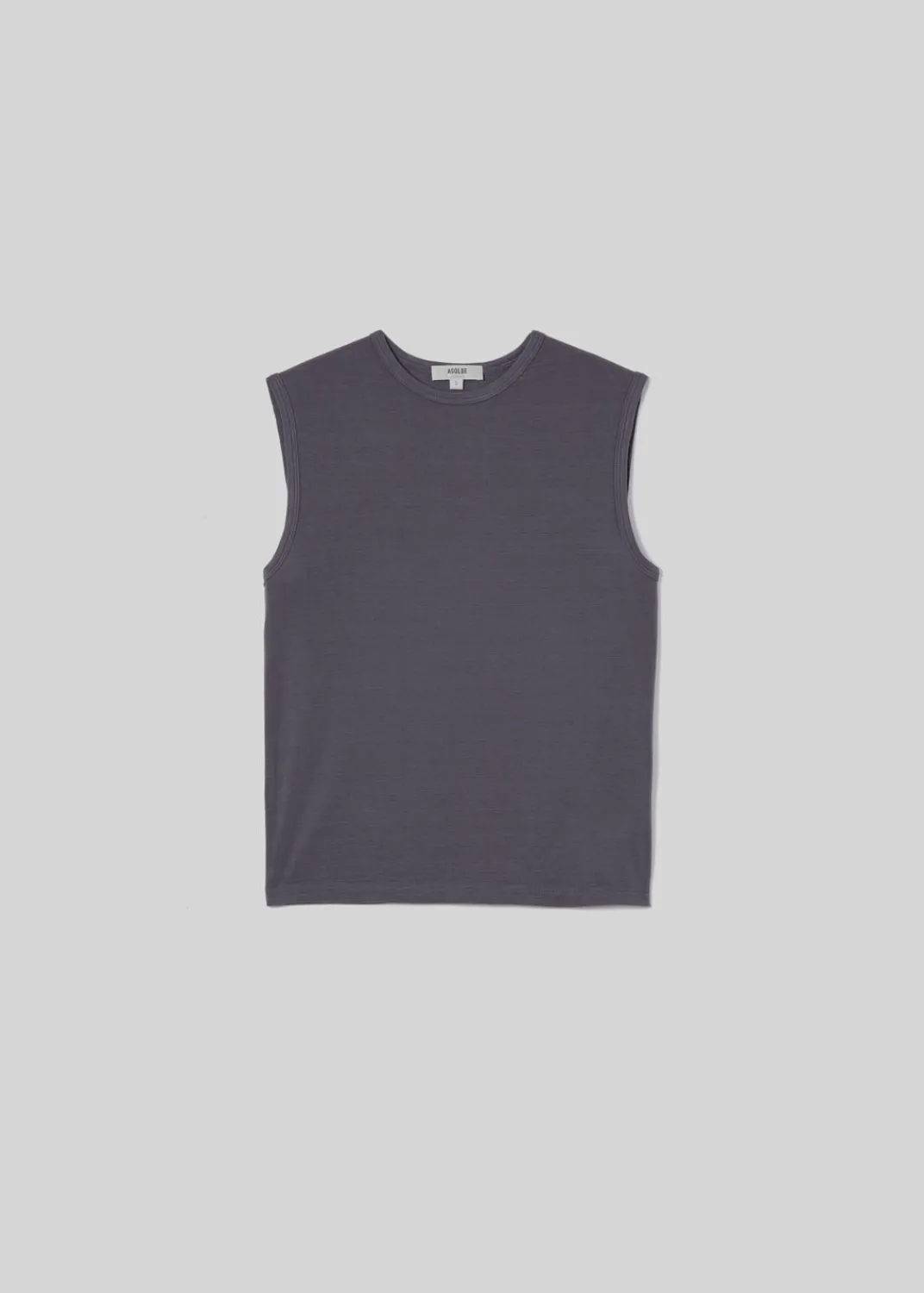 Cheap AGOLDE Nikita Tee In Gravel