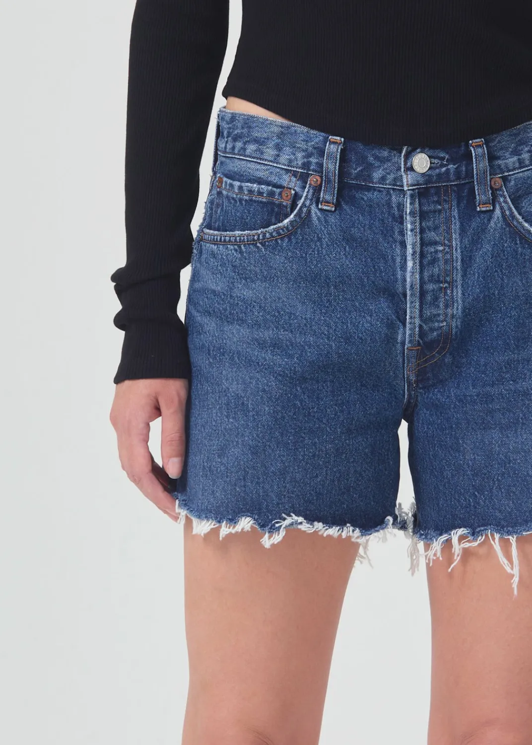 Discount AGOLDE Parker Long Short In Caution