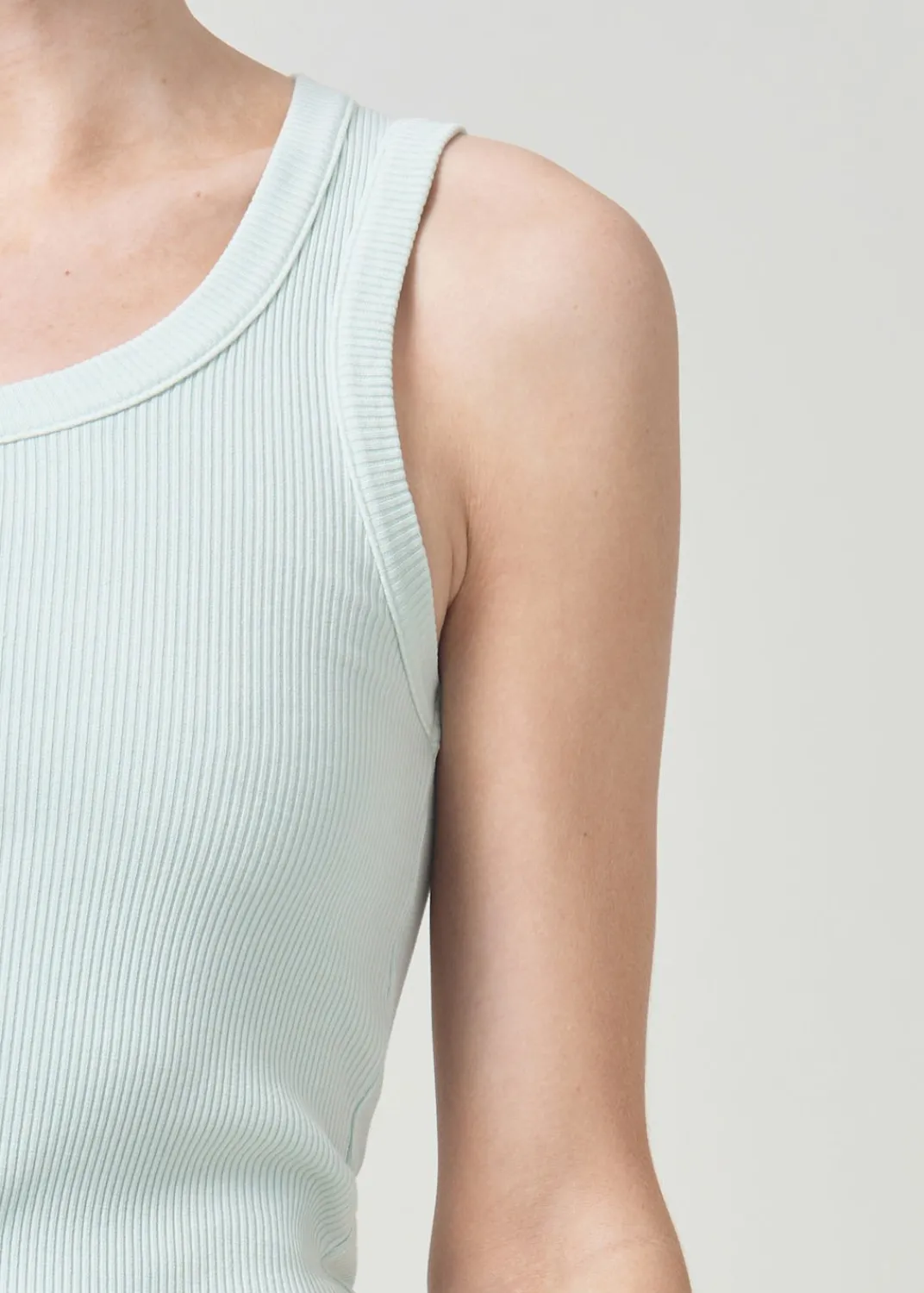 Fashion AGOLDE Poppy Tank In Mint