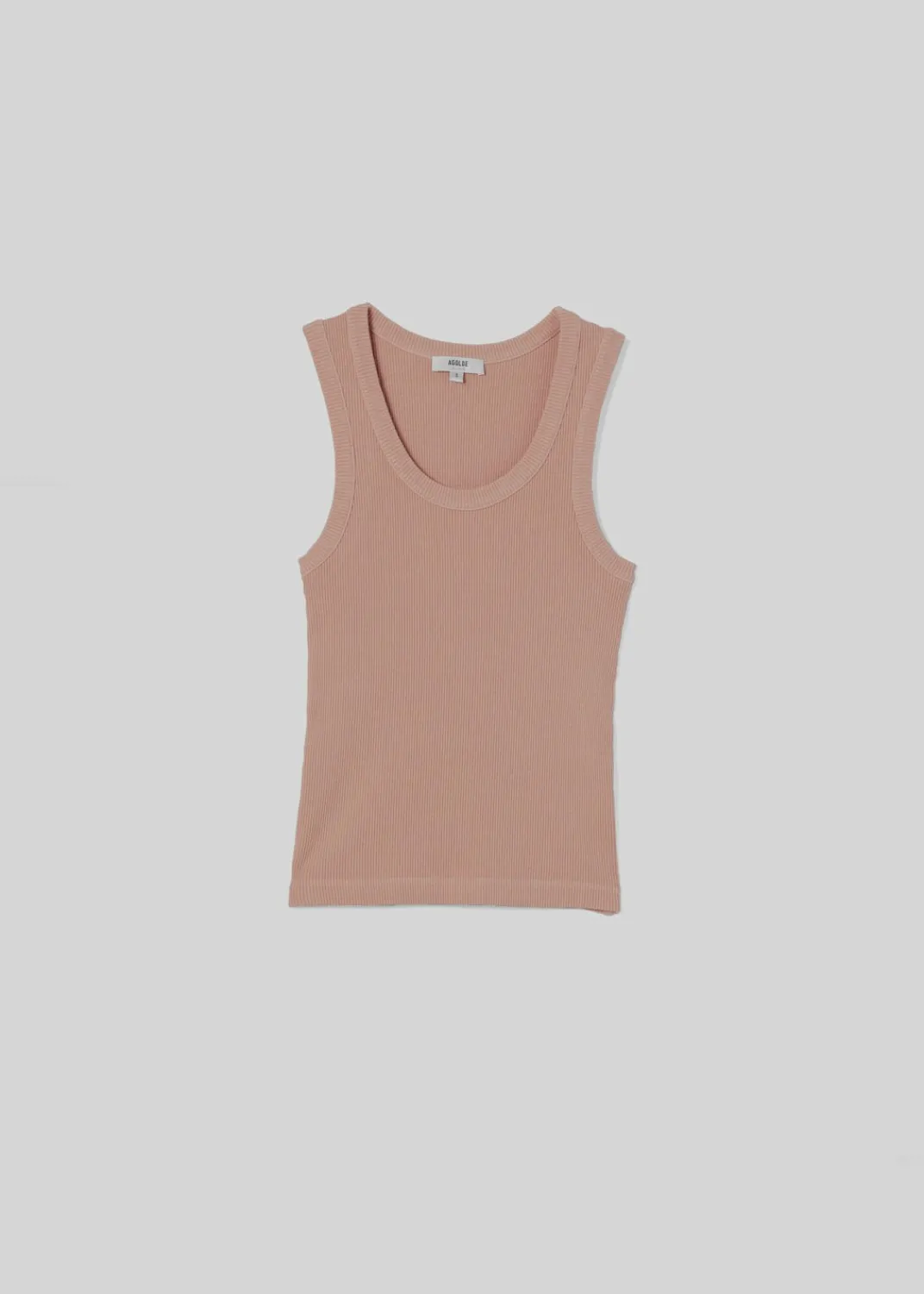 Online AGOLDE Poppy Tank In Pink Salt
