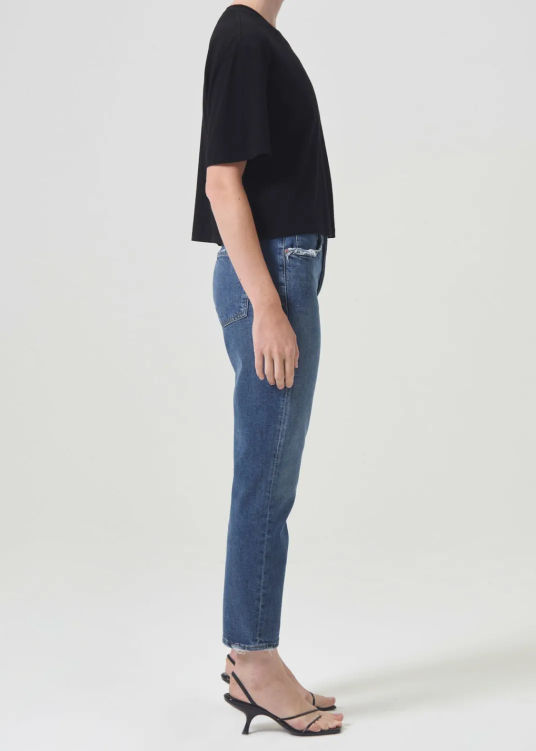 Flash Sale AGOLDE Riley High Rise Straight Crop (Stretch) In Pose