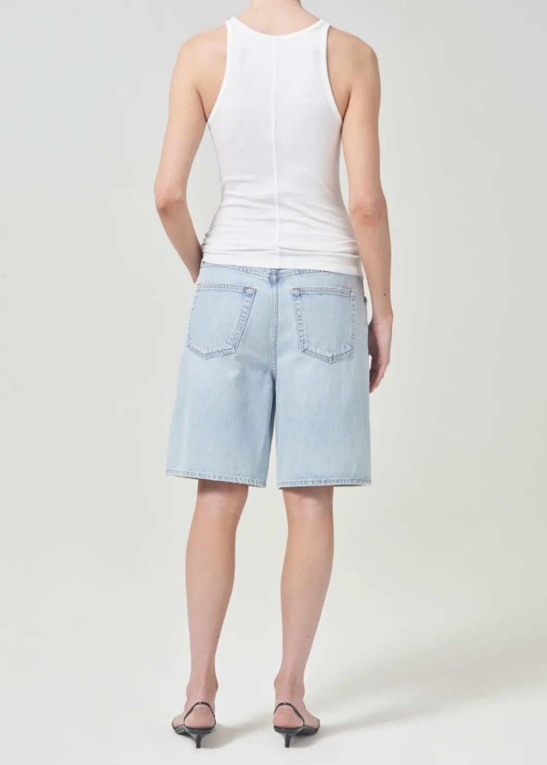 Discount AGOLDE Risha Short In Fragment