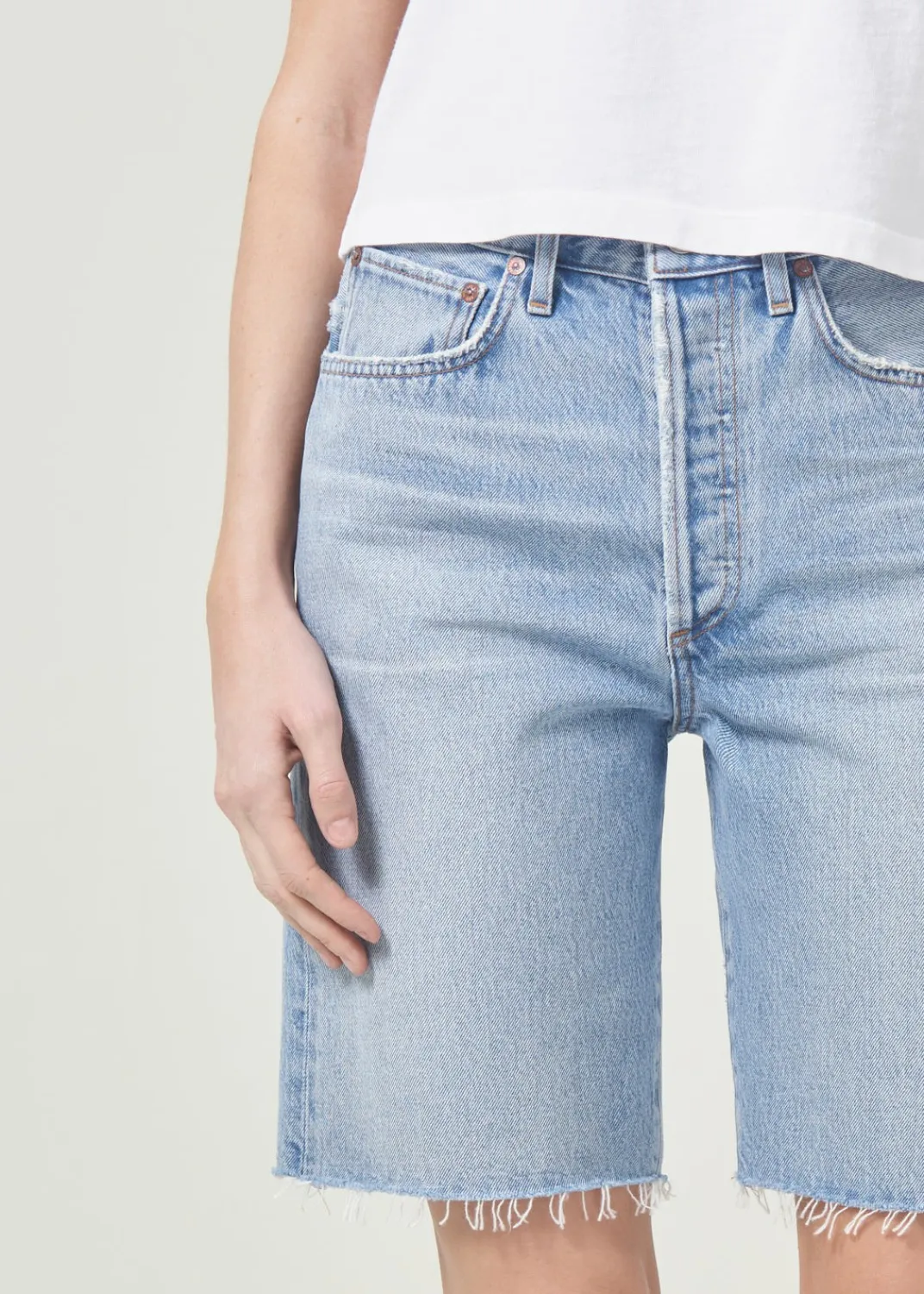 Hot AGOLDE 90'S Mid Rise Loose Short In Riptide