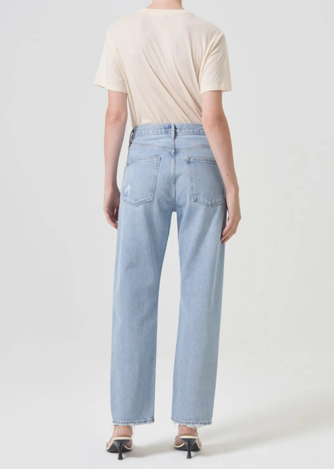 Sale AGOLDE 90'S Mid Rise Straight In Snapshot