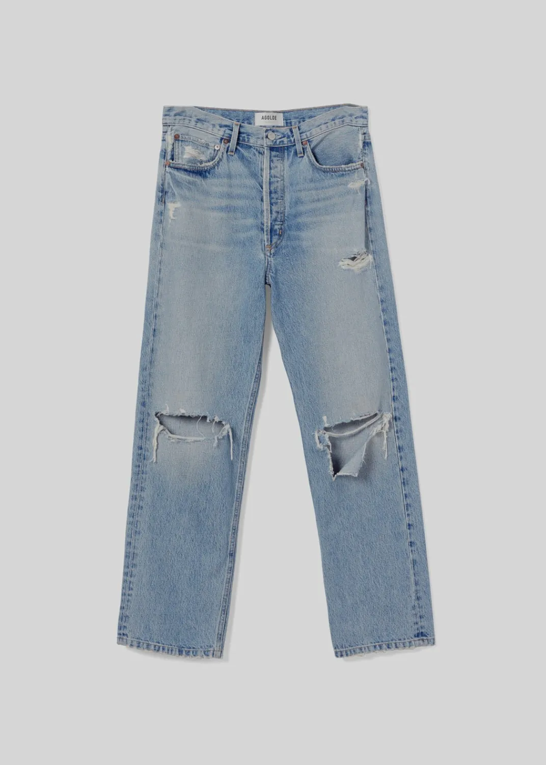 Online AGOLDE 90'S Mid Rise Straight In Threadbare