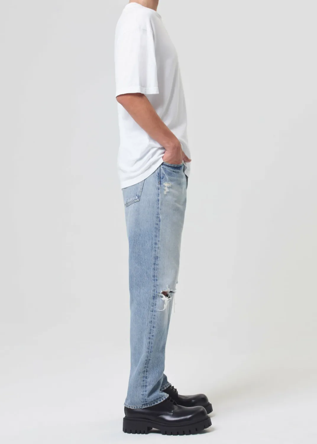 Sale AGOLDE Sumner Tee In White