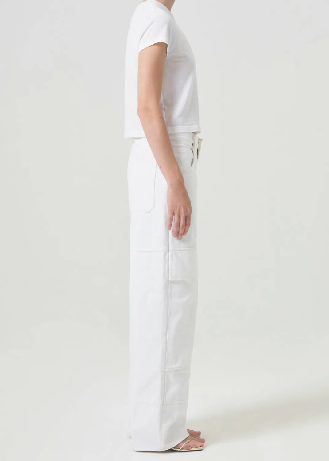 Outlet AGOLDE Tanis Utility Jean In Milkshake